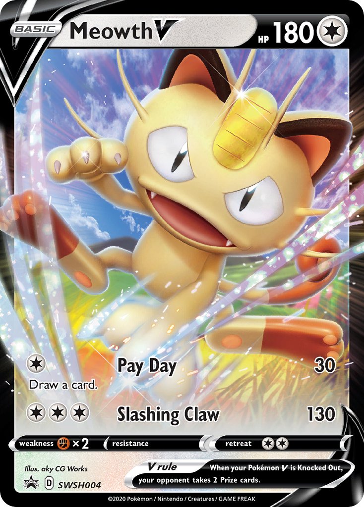 Meowth V - SWSH004