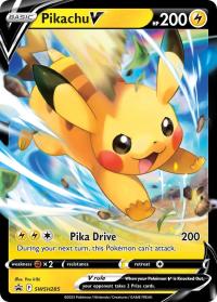 pokemon sword shield promos pikachu v swsh285