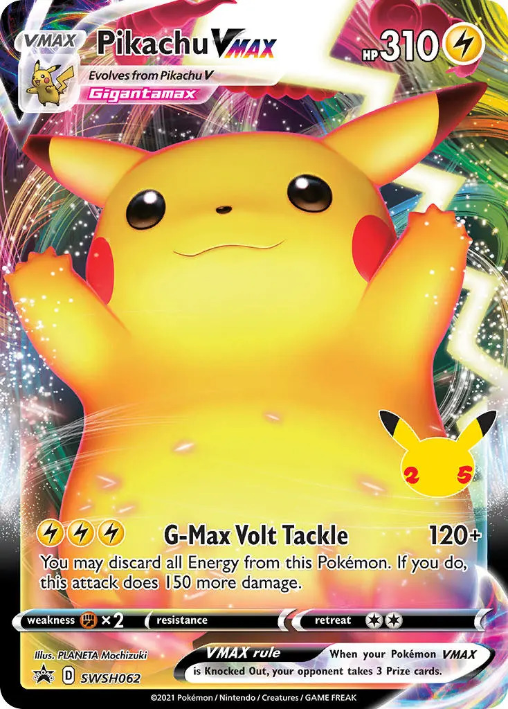 Pikachu VMAX - SWSH062