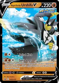 pokemon sword shield promos rapid strike urshifu v swsh107