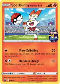 pokemon sword shield promos scorbunny on the ball 004 005