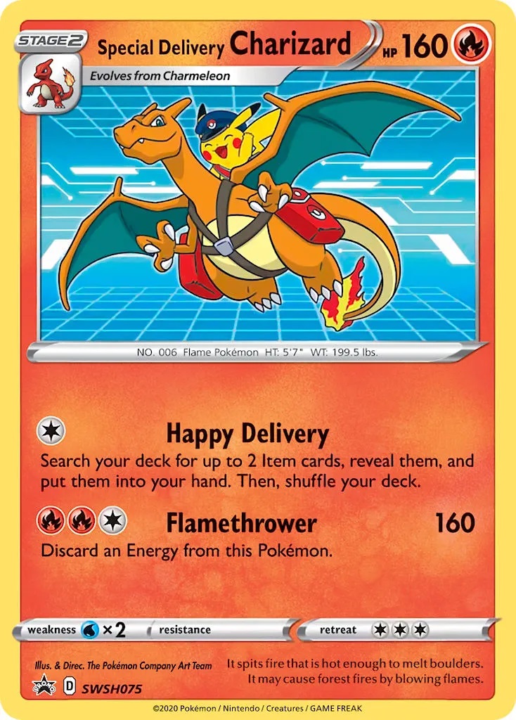 Special Delivery Charizard - SWSH075