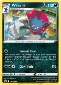 pokemon sword shield promos weavile swsh246