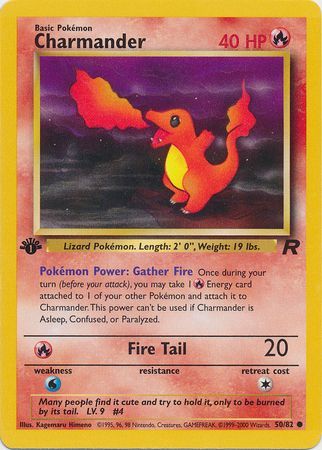 Charmander 50-82  1st edition