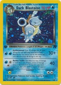 pokemon team rocket 1st edition dark blastoise 3 82 1st edition