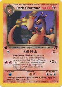 pokemon team rocket 1st edition dark charizard 21 82 1st edition