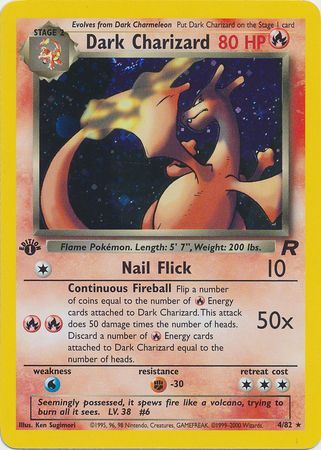 Dark Charizard 4-82 1st edition