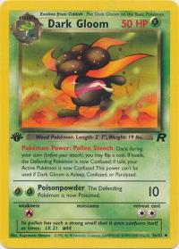 pokemon team rocket 1st edition dark gloom 36 82 1st edition