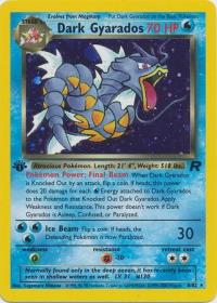 pokemon team rocket 1st edition dark gyarados 8 82 1st edition