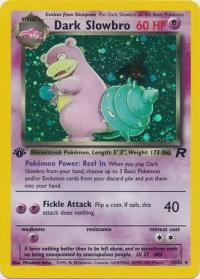 pokemon team rocket 1st edition dark slowbro 12 82 1st edition