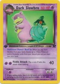 pokemon team rocket 1st edition dark slowbro 29 82 1st edition