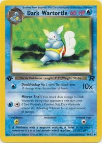 pokemon team rocket 1st edition dark wartortle 46 82 1st edition