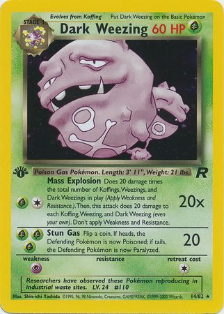 Dark Weezing  14-82  1st edition