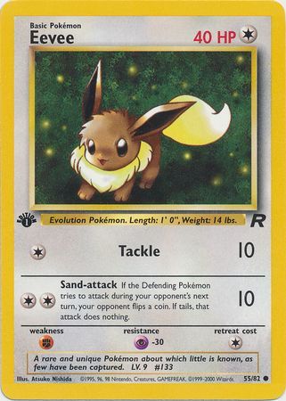 Eevee 55-82 1st edition