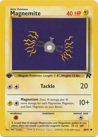 Magnemite 60-82 1st edition