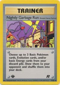 pokemon team rocket 1st edition nightly garbage run 77 82 1st edition