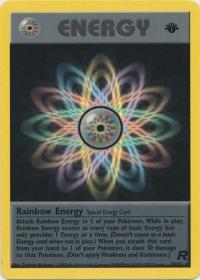 pokemon team rocket 1st edition rainbow energy 80 82 1st edition