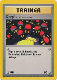 pokemon team rocket 1st edition sleep 79 82 1st edition