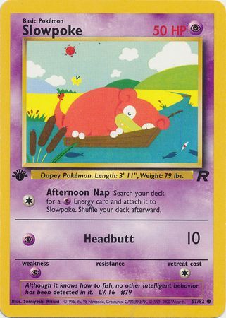 Slowpoke 67-82 1st edition