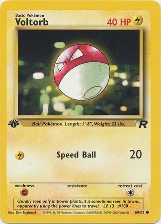 Voltorb 69-82  1st edition