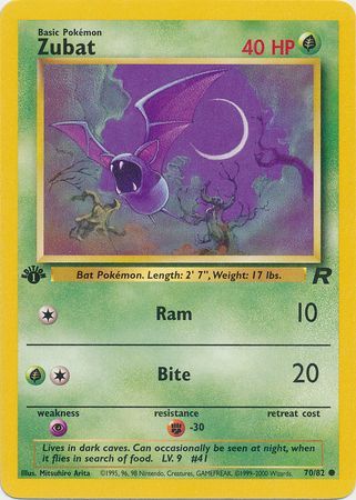 Zubat 70-82  1st edition