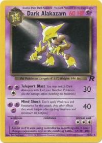 pokemon team rocket dark alakazam 1 82