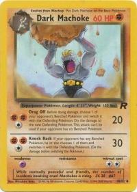 pokemon team rocket dark machoke 40 82