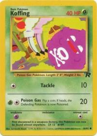 pokemon team rocket koffing 58 82