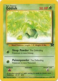 pokemon team rocket oddish 63 82