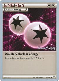 pokemon world championship cards double colorless energy 69 73 wc