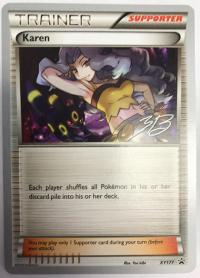 pokemon junk karen xy177 wc