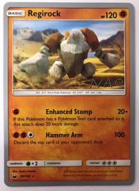 pokemon world championship cards regirock 80 168 wc