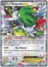 pokemon world championship cards shaymin ex 77 108 wc