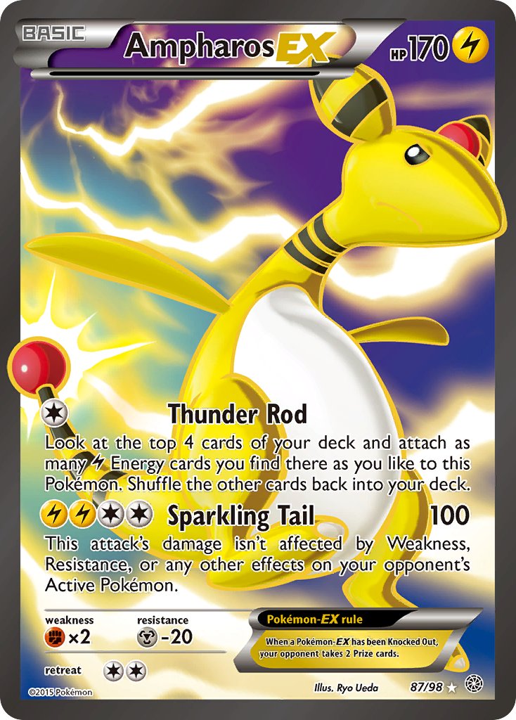 Ampharos EX Full Art 87-98