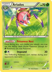 pokemon xy ancient origins ariados 6 98