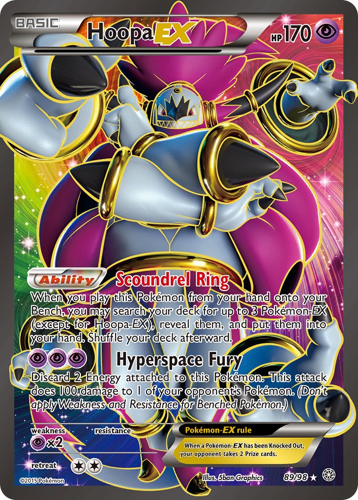 Hoopa EX Full Art 89-98