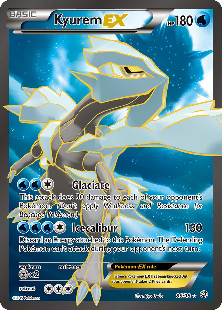 Kyurem EX Full Art 86-98