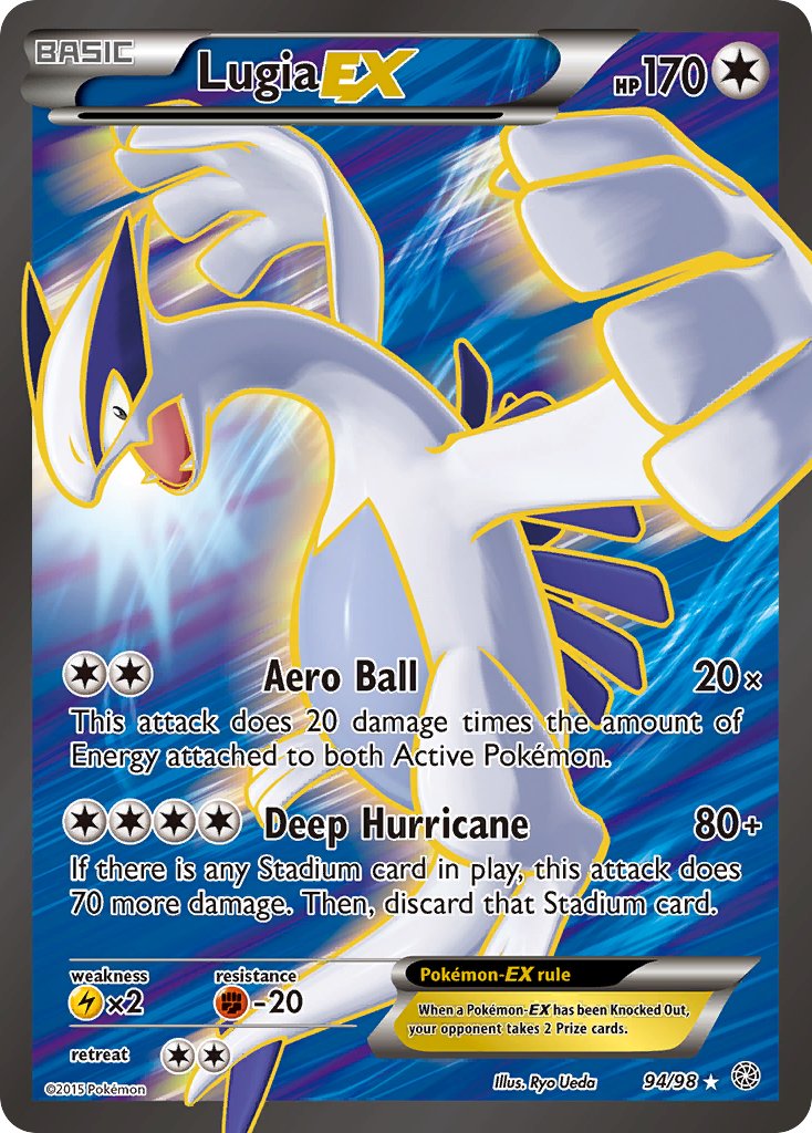 Lugia EX Full Art 94-98