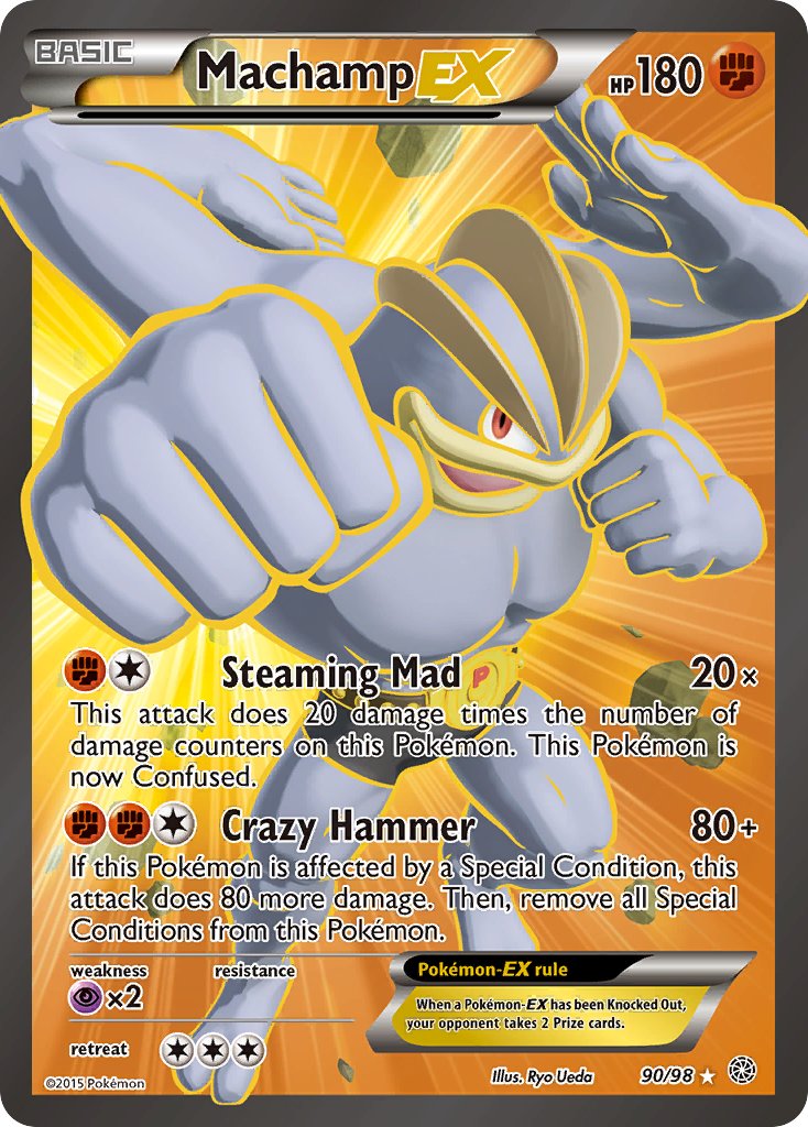 Machamp EX Full Art 90-98