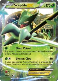 pokemon xy ancient origins sceptile ex 7 98