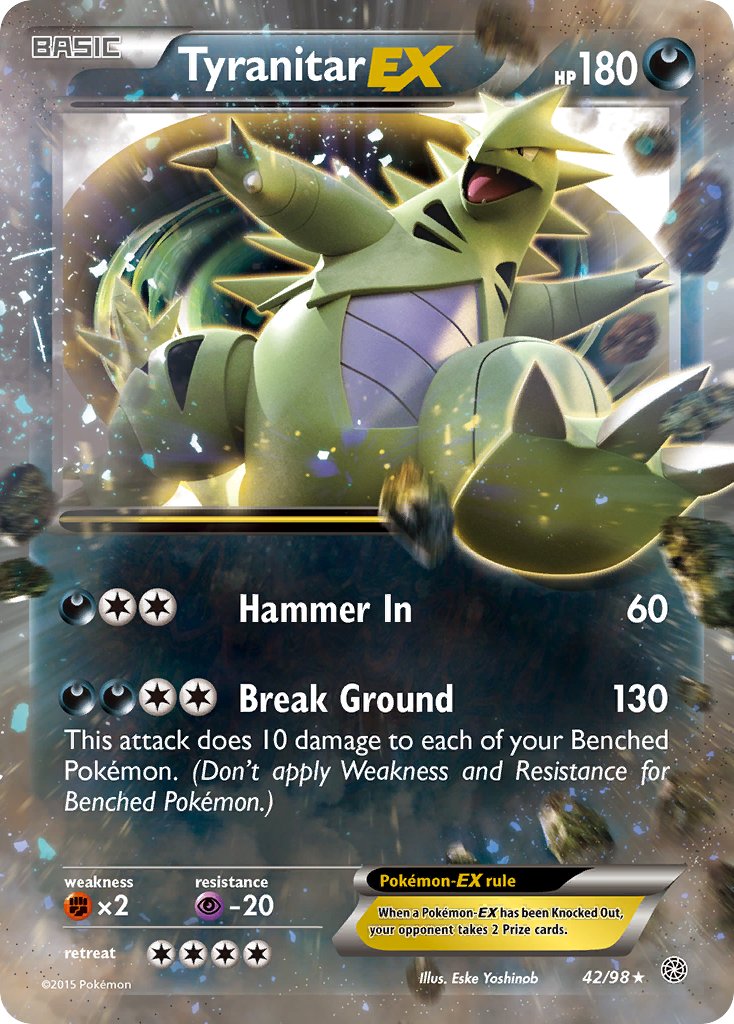 Tyranitar EX 42-98