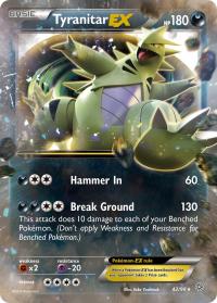 pokemon xy ancient origins tyranitar ex 42 98