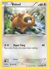 pokemon xy base set bidoof 106 146 rh