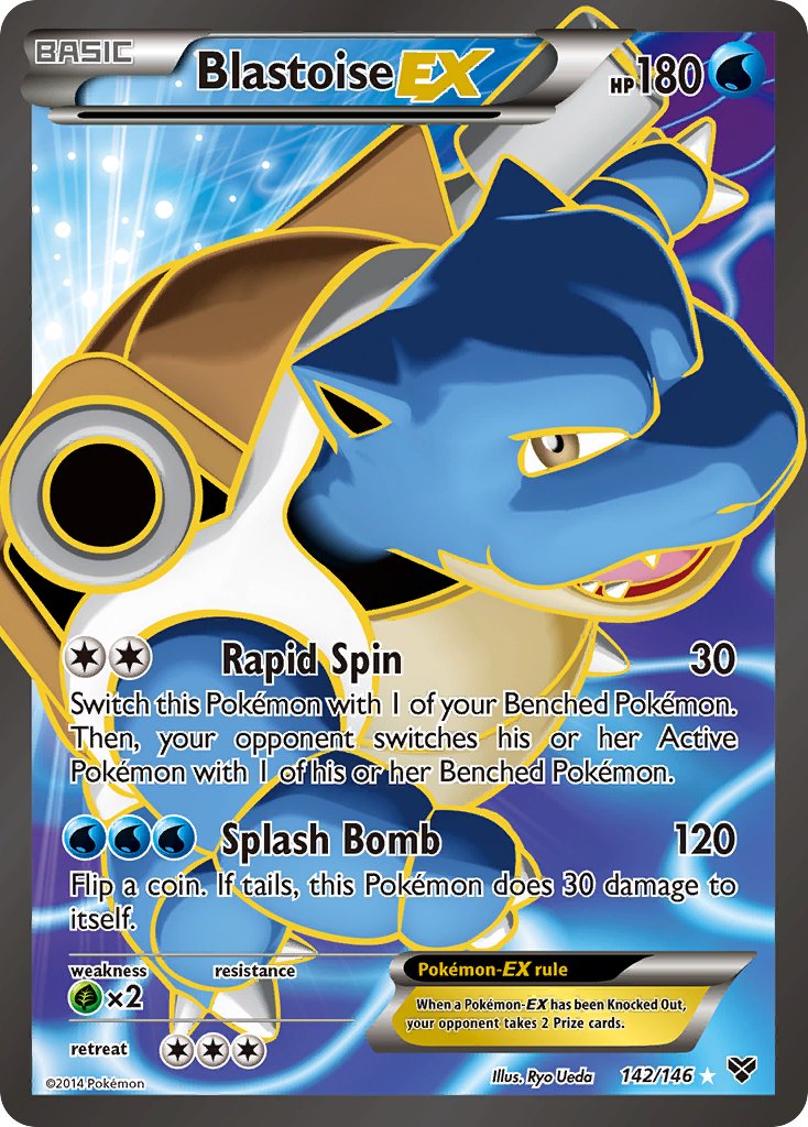 Blastoise EX 142-146 - FULL ART