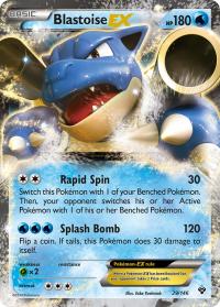 pokemon xy base set blastoise ex 29 146