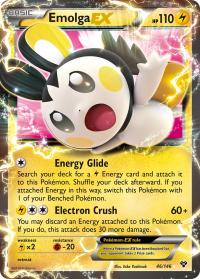 pokemon xy base set emolga ex 46 146