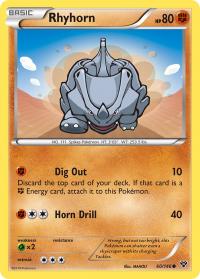 pokemon xy base set rhyhorn 60 146 rh