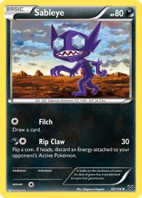 pokemon xy base set sableye 68 146