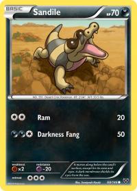 pokemon xy base set sandile 69 146