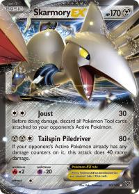 pokemon xy base set skarmory ex 80 146